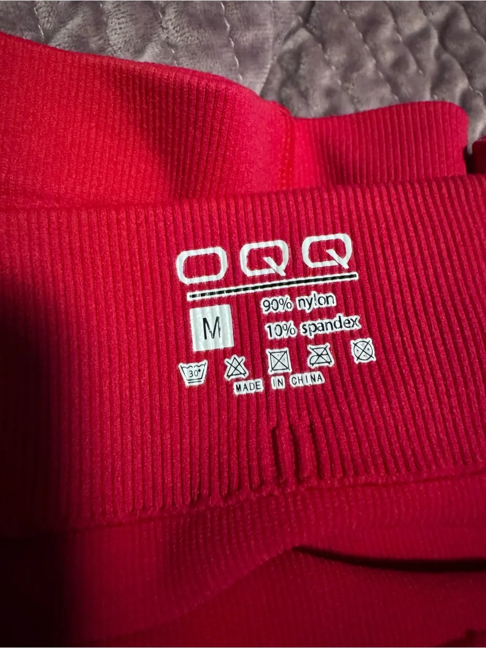 Red Athletic Style Shorts with White Side Piping